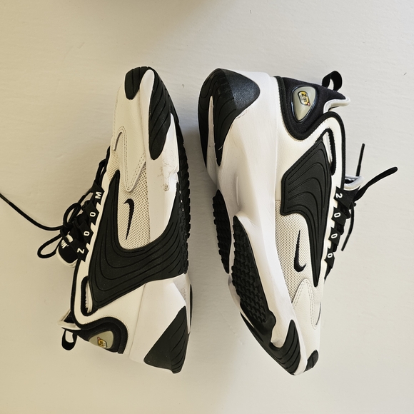 Nike Women's Zoom Air 2K Sneakers - Black and White 8.5US 40 EU - Picture 2 of 7